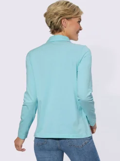 T-Shirts<Polo à manches longues pur coton