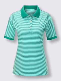 CREATION L PREMIUM T-Shirts<Polo mélange coton et lyocell de qualité