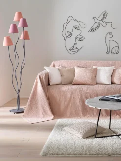 helline home Coussins Déco Et Housses<Protection fauteuil tissée