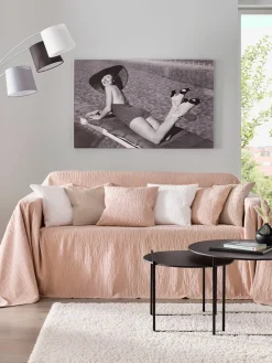 helline home Coussins Déco Et Housses<Protection fauteuil tissée