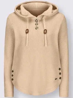 Collection L Pulls<Pull à capuche 50% coton