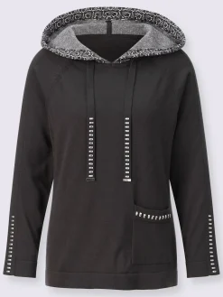 Creation L Pulls<Pull à capuche pierres fantaisie