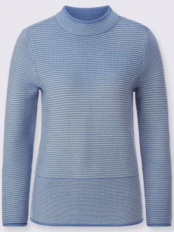 Collection L Pulls<Pull à col montant 50% coton