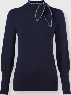 Ashley Brooke Pulls<Pull à col montant 50% viscose