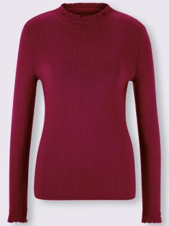 Linea Tesini Pulls<Pull à col montant col montant froncé