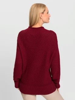 Rick Cardona Pulls<Pull à col montant jolie structure tricot