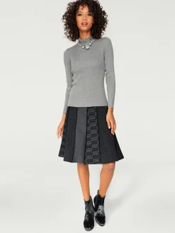 Linea Tesini Pulls<Pull à col montant look tendance