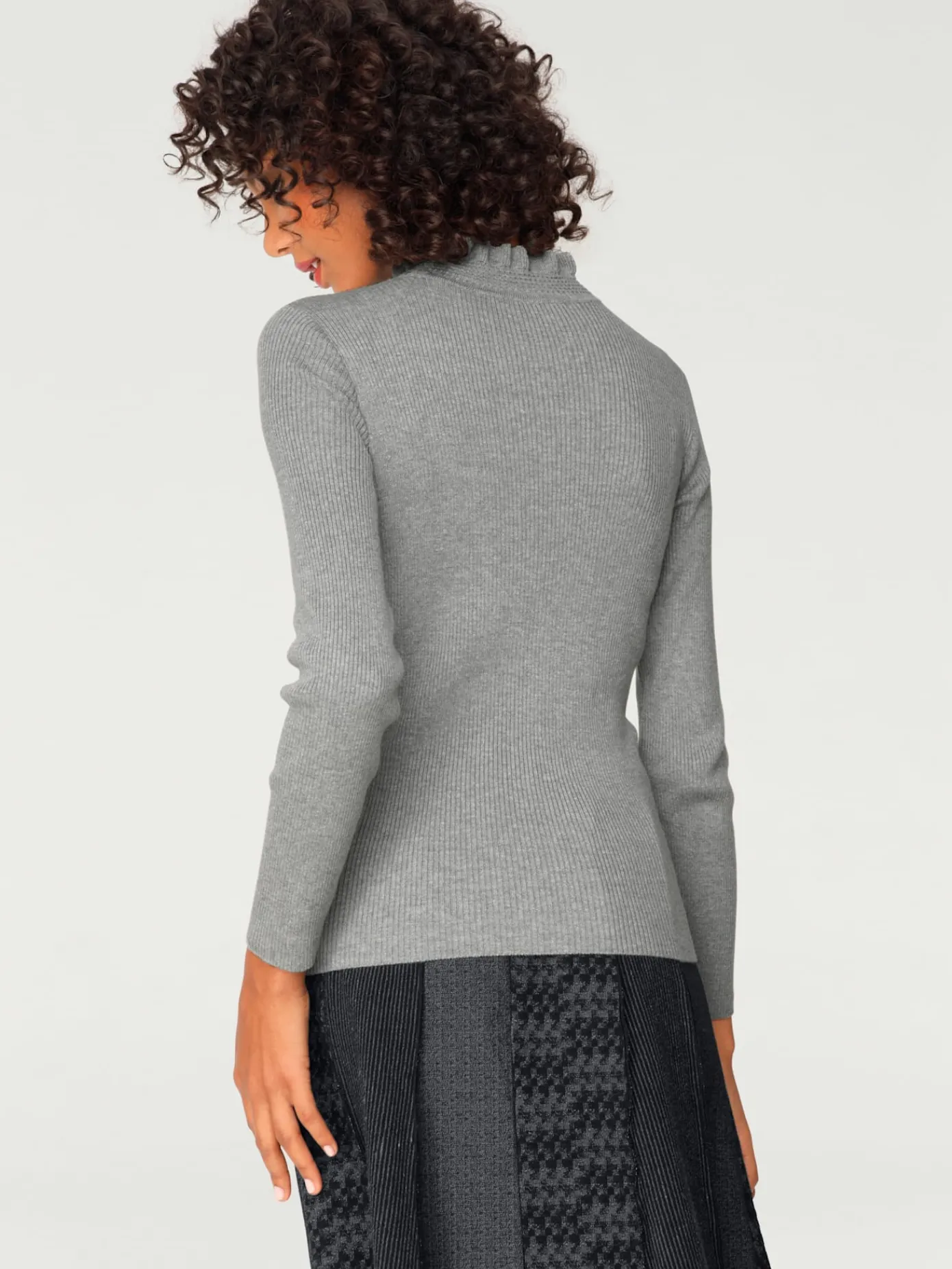 Linea Tesini Pulls<Pull à col montant look tendance