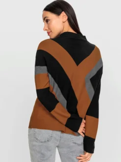 Rick Cardona Pulls<Pull à col montant mancherons tendance