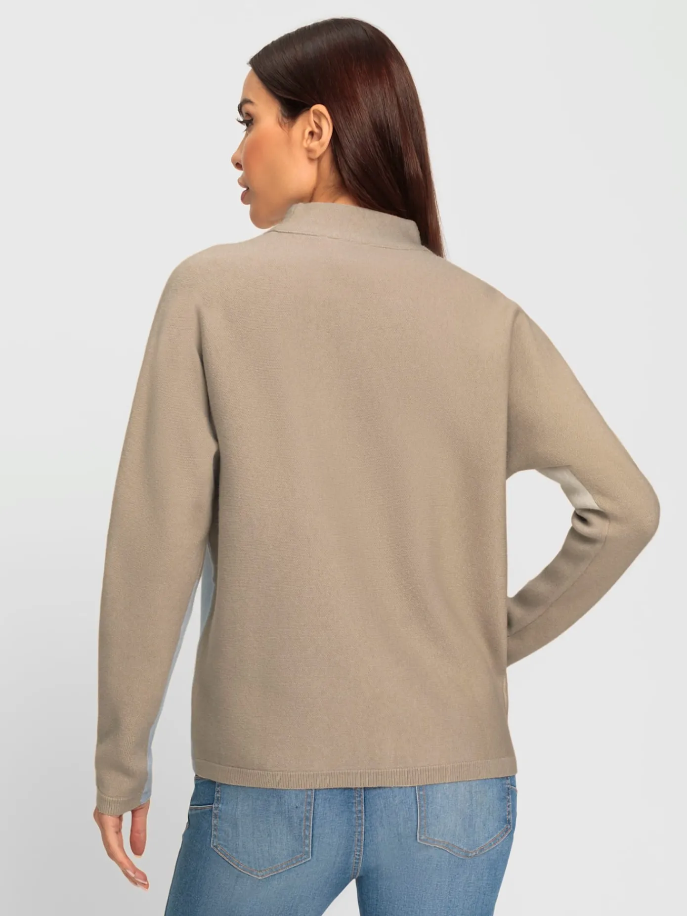 Rick Cardona Pulls<Pull à col montant motif color block tendance