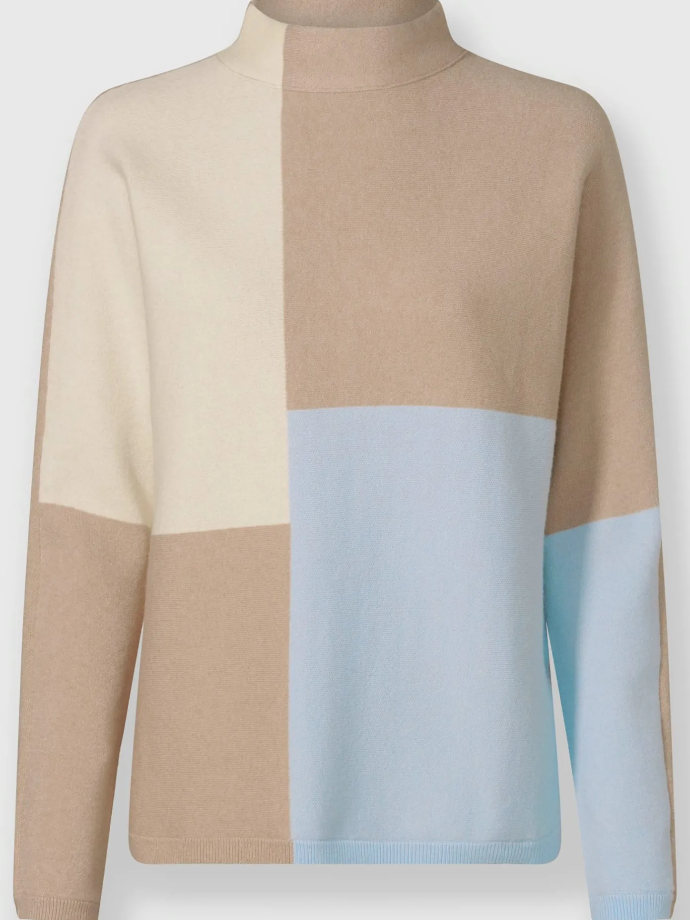Rick Cardona Pulls<Pull à col montant motif color block tendance