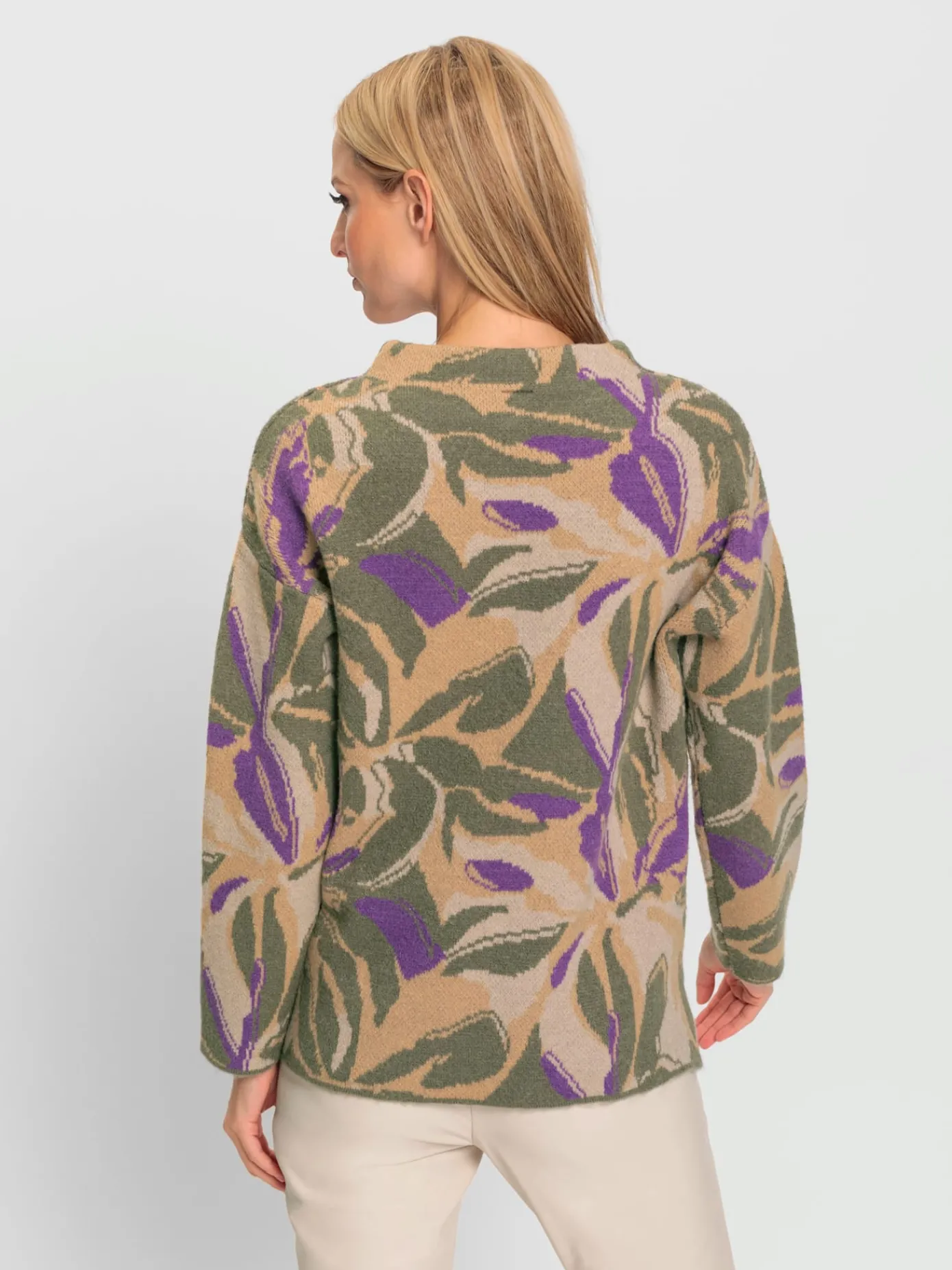 Rick Cardona Pulls<Pull à col montant motif jacquard tendance