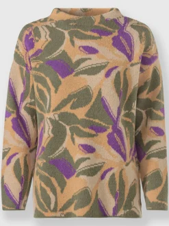 Rick Cardona Pulls<Pull à col montant motif jacquard tendance