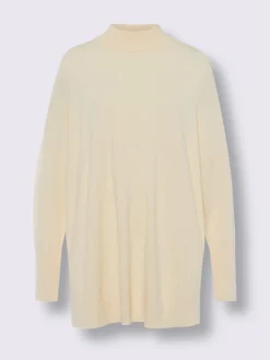 Linea Tesini Pulls<Pull à col montant patte de boutonnage au dos