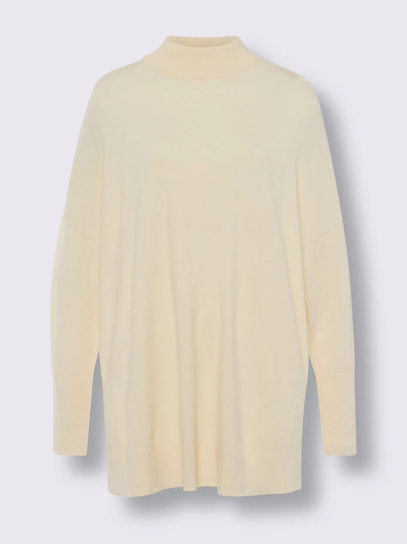 Linea Tesini Pulls<Pull à col montant patte de boutonnage au dos