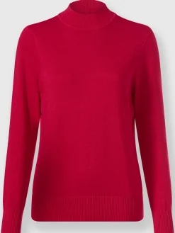 Collection L Pulls<Pull à col montant pur coton