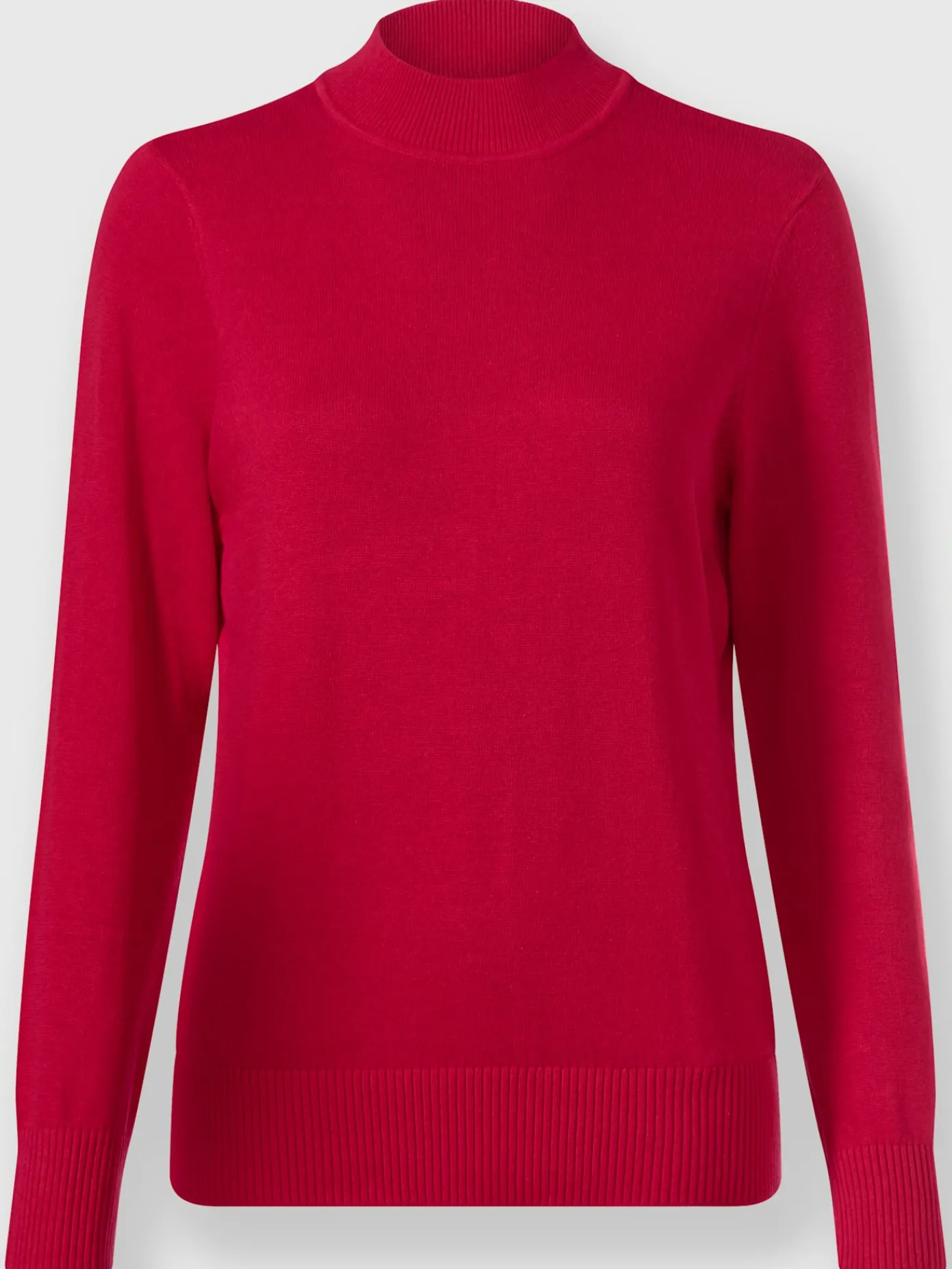 Collection L Pulls<Pull à col montant pur coton