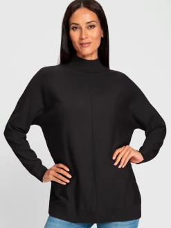 Rick Cardona Pulls<Pull à col montant pur coton