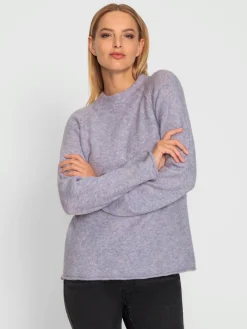 Rick Cardona Pulls<Pull à col montant qualité chinée