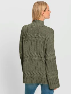 Rick Cardona Pulls<Pull à col montant superbe mélange de motifs tricotés