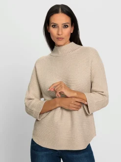 Rick Cardona Pulls<Pull à col montant tricot côtelé moderne