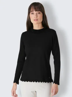 CREATION L PREMIUM Tenues De Cérémonie|Pulls<Pull à col montant ultra-doux avec modal