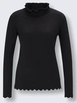 CREATION L PREMIUM Tenues De Cérémonie|Pulls<Pull à col montant ultra-doux avec modal