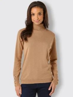 CREATION L PREMIUM Pulls<Pull à col roulé 30% laine vierge (mérinos)