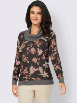 Creation L Pulls<Pull à col roulé grand col roulé