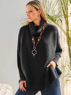 Rick Cardona Pulls<Pull à col roulé grand col roulé