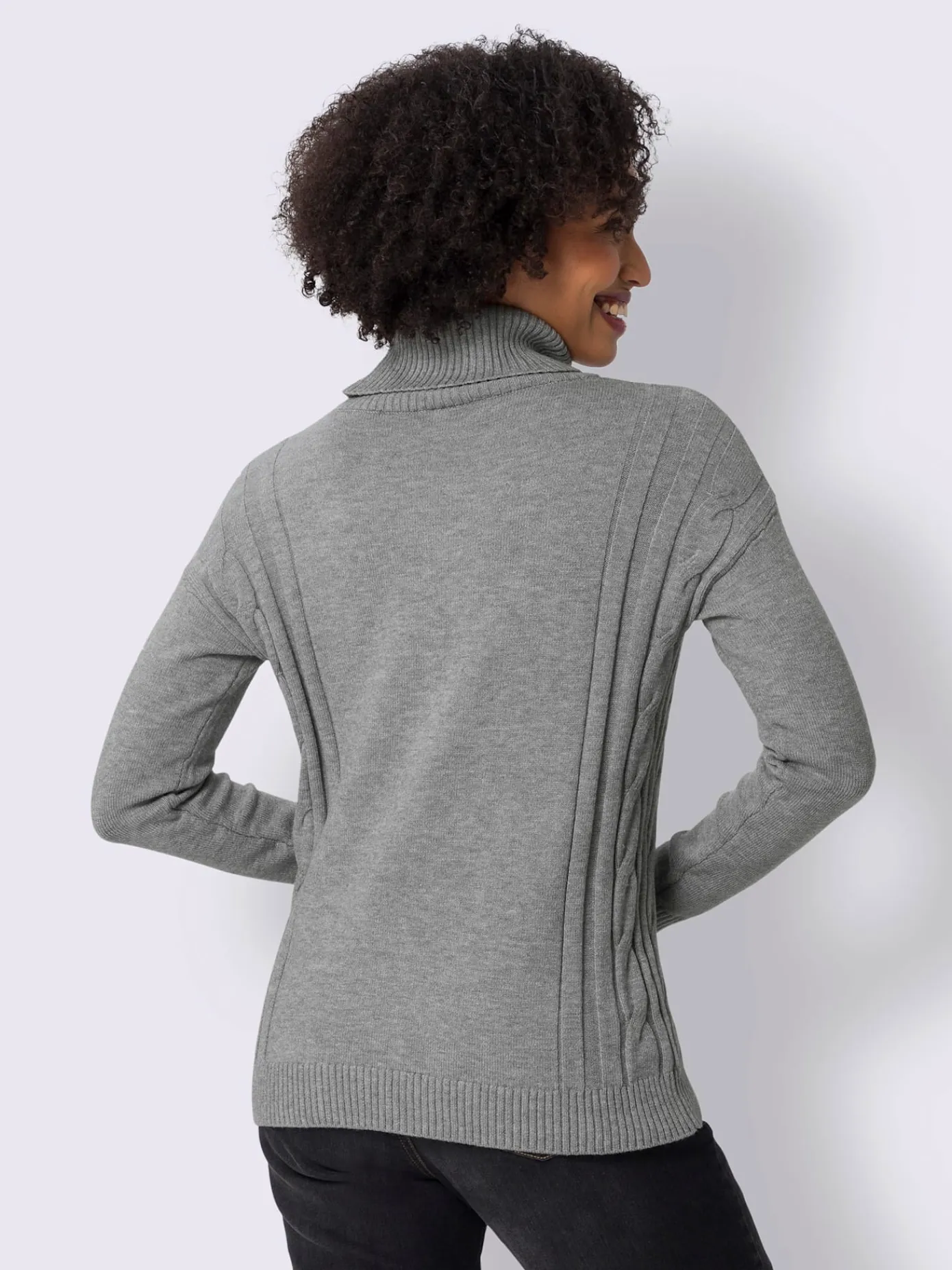 Linea Tesini Pulls<Pull à col roulé mélange de tricots moderne