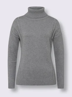 Linea Tesini Pulls<Pull à col roulé mélange de tricots moderne