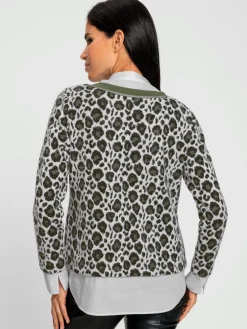 Rick Cardona Pulls<Pull 2 en 1 joli motif léopard