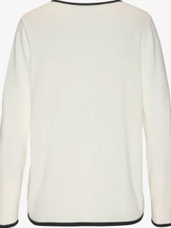 Vivance Pulls<Pull à encolure en v encolure en v avec bord contrasté