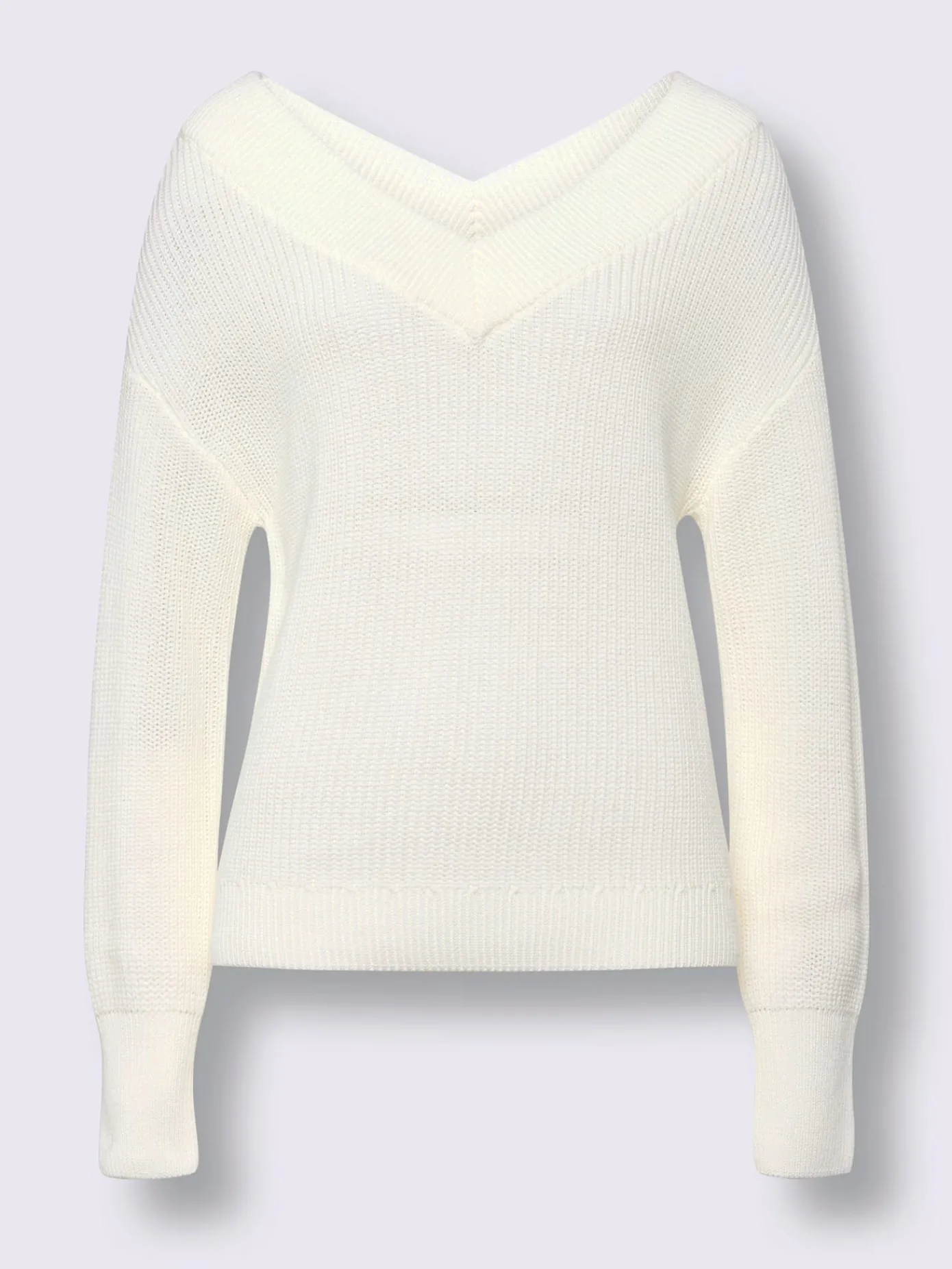 Mandarin Pulls<Pull à encolure en v encolure en v affinante