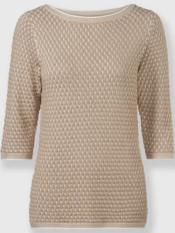 Pulls<Pull à manches 3/4 55% coton