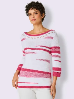 Creation L Pulls<Pull à manches 3/4 50% coton