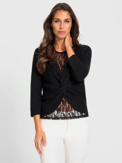 Ashley Brooke Pulls<Pull à manches 3/4 aspect 2 en 1 tendance