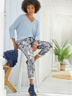 Linea Tesini Pulls<Pull à manches 3/4 fil fantaisie léger