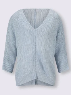 Linea Tesini Pulls<Pull à manches 3/4 fil fantaisie léger