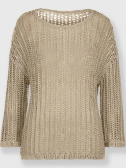 Rick Cardona Pulls<Pull à manches 3/4 motif ajouré léger