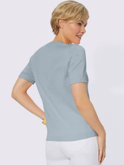 Collection L Pulls<Pull à manches courtes 50% coton