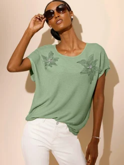 Creation L Pulls<Pull à manches courtes 42% viscose