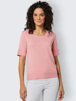 CREATION L PREMIUM Pulls<Pull à manches courtes coton 100% qualité mercerisée