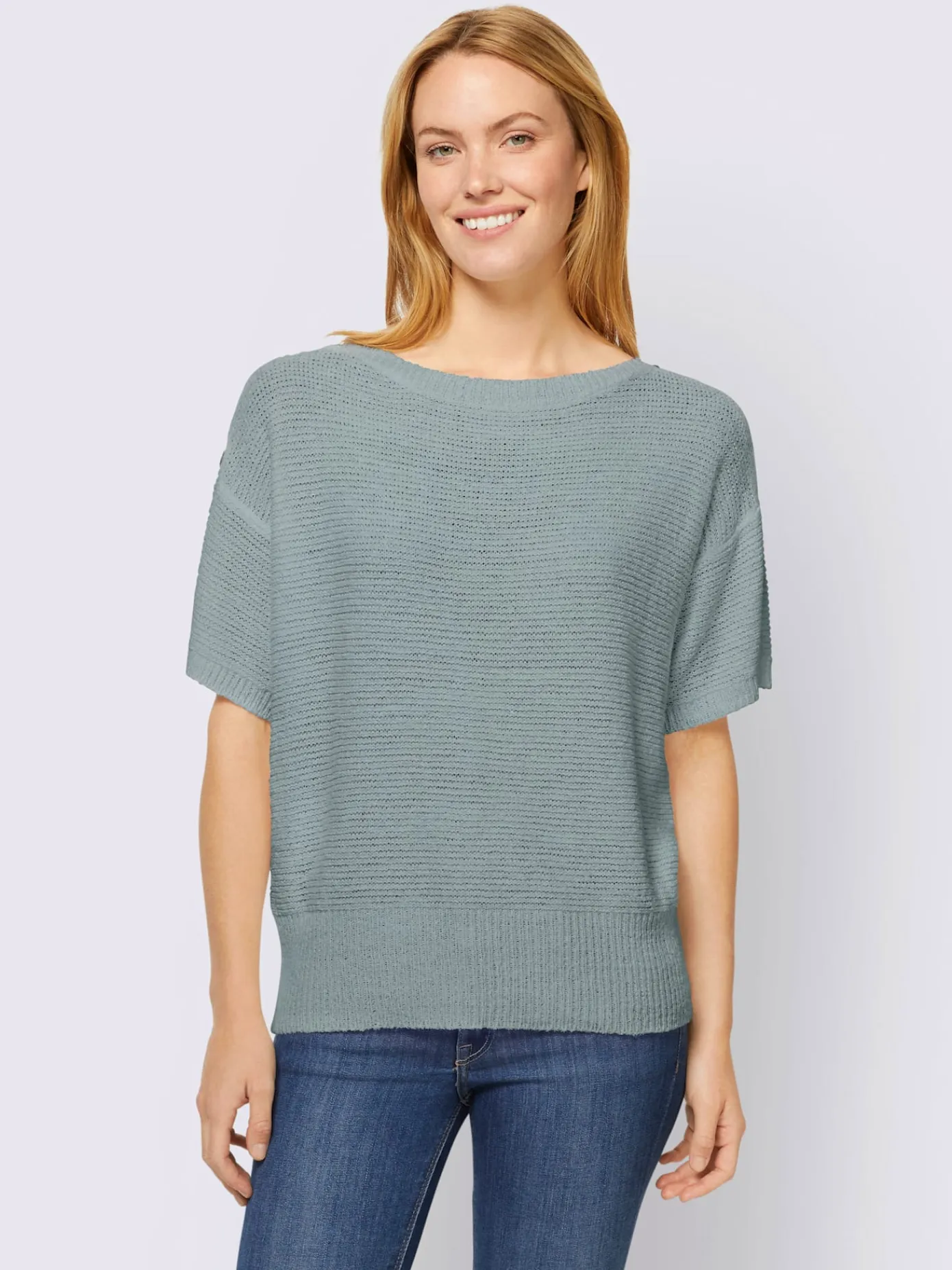 Linea Tesini Pulls<Pull à manches courtes encolure ronde