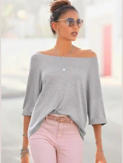 Vivance Pulls<Pull à manches courtes patte de boutonnage au dos