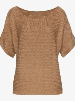 LASCANA Pulls<Pull à manches courtes pull d'été léger