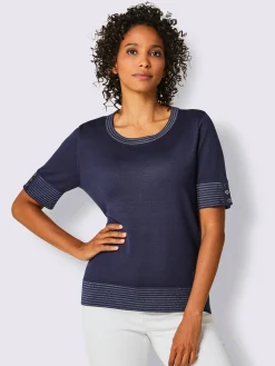 CREATION L PREMIUM Tenues De Cérémonie|Pulls<Pull à manches courtes qualité coton doux sur la peau