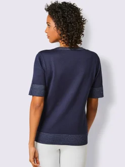 CREATION L PREMIUM Tenues De Cérémonie|Pulls<Pull à manches courtes qualité coton doux sur la peau
