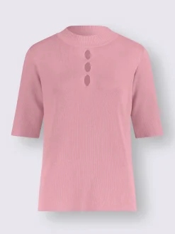 Creation L Pulls<Pull à manches courtes tricot soigné